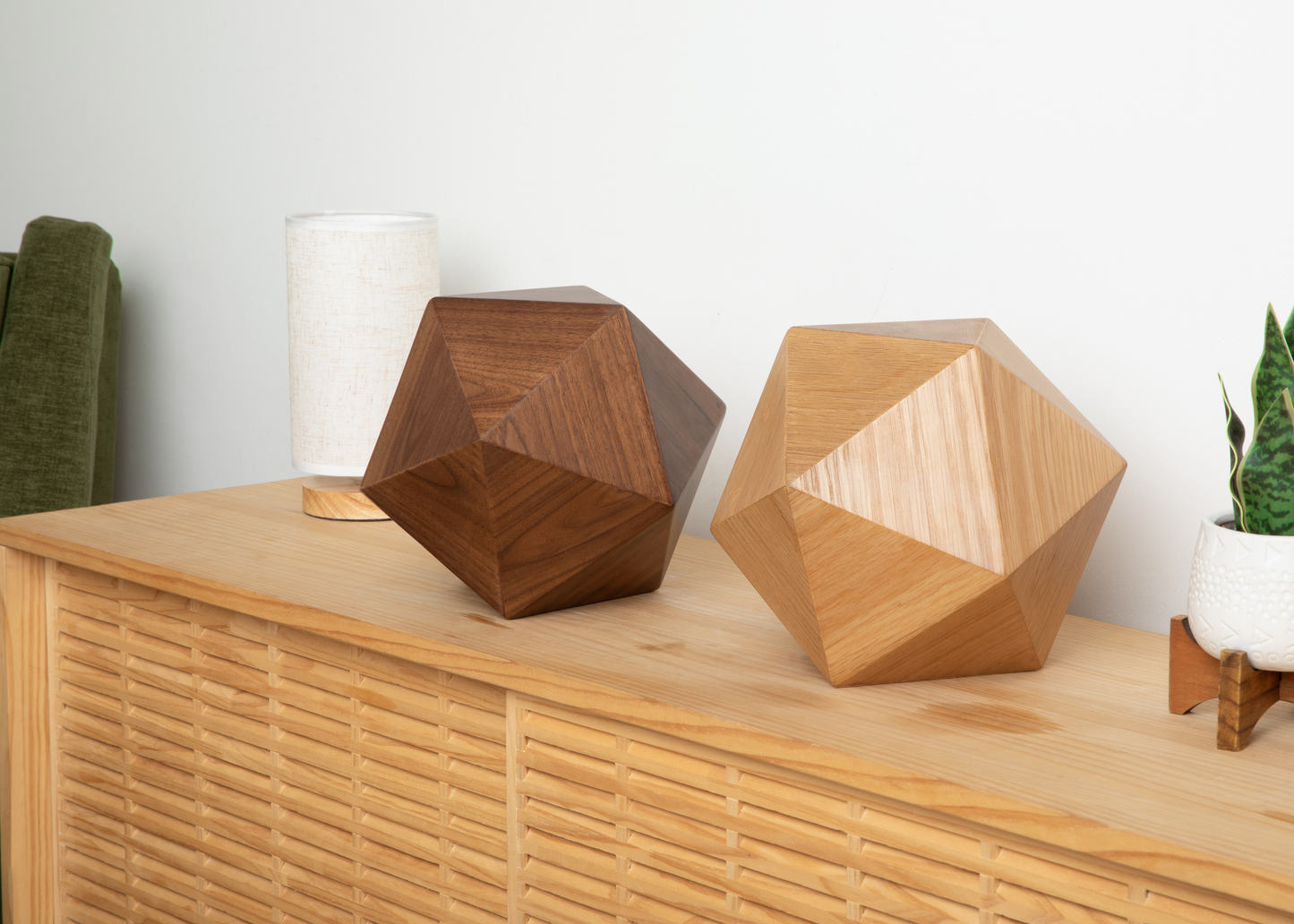 The Barnes Urn in Oak
