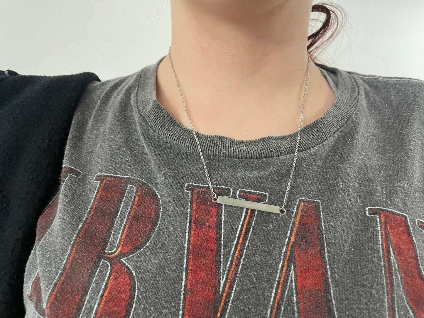 The Horizontal Bar Cremation Necklace