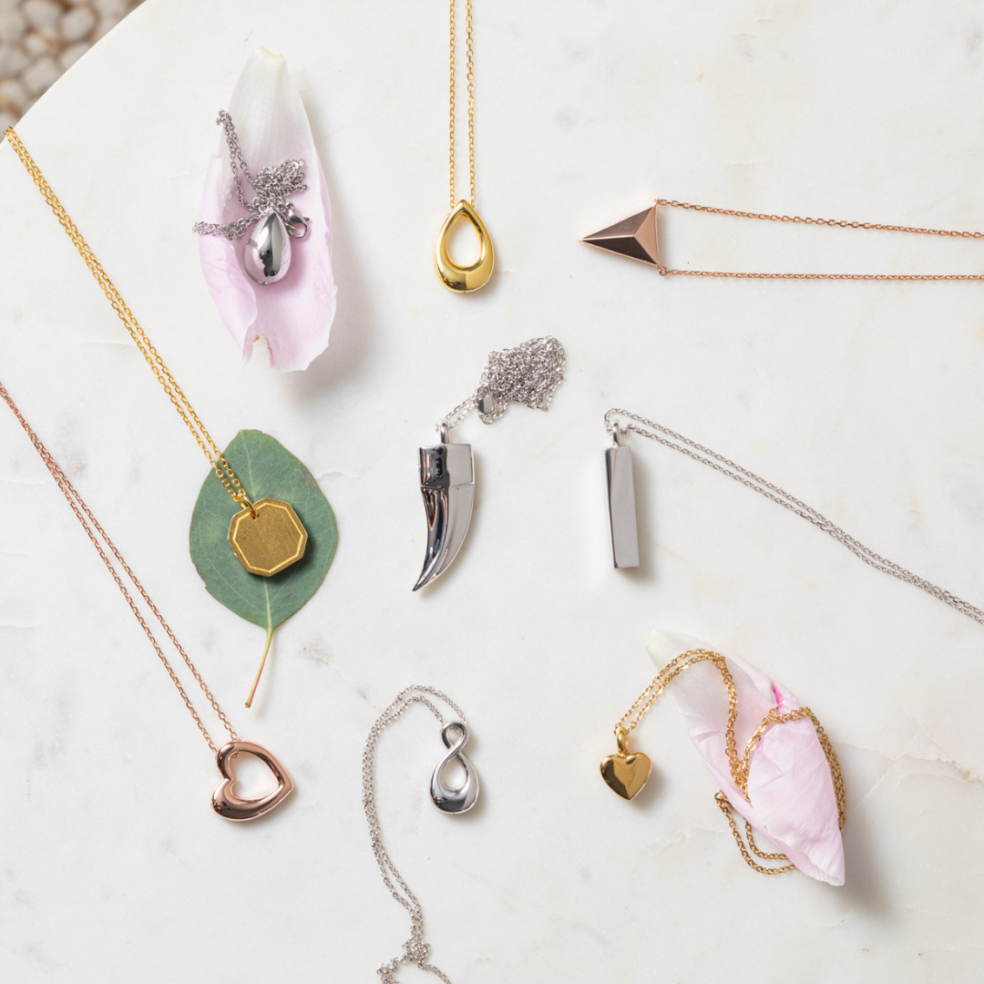 The Horizontal Bar Cremation Necklace