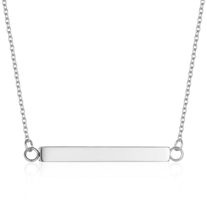 The Horizontal Bar Cremation Necklace